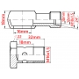 ZŁĄCZE OCZKOWE M18 Fi16 + ŚRUBA M16x1,5 BANJO